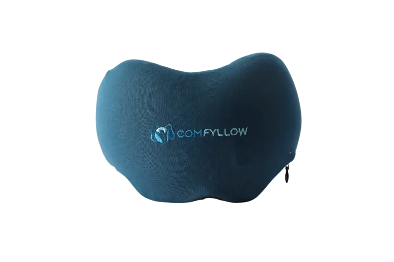 Comfyllow - 360°-Nackenstütze Blau - Nackenkissen
